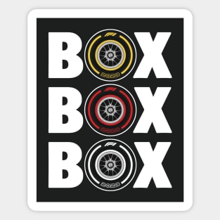 Box Box Box - F1 Pitstop Magnet